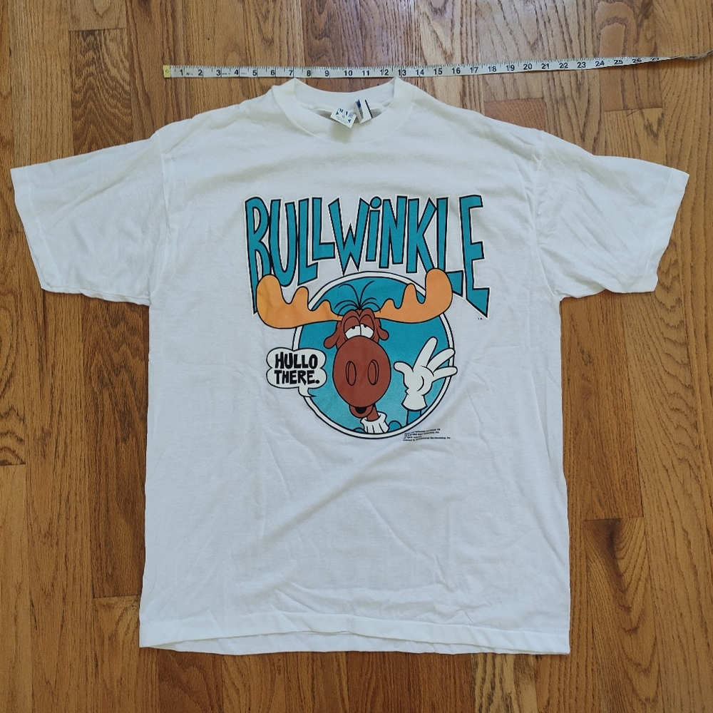 Rocky And Bullwinkle Shirts In Various Sizes And Colors For Fans - Foto 5